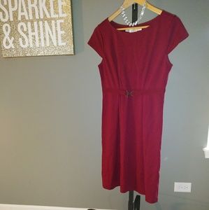 NWT- Max Studios Garnet Cap Sleeve Dress